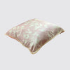 Pink With White Foliage Silk Cushion Long Studio Design