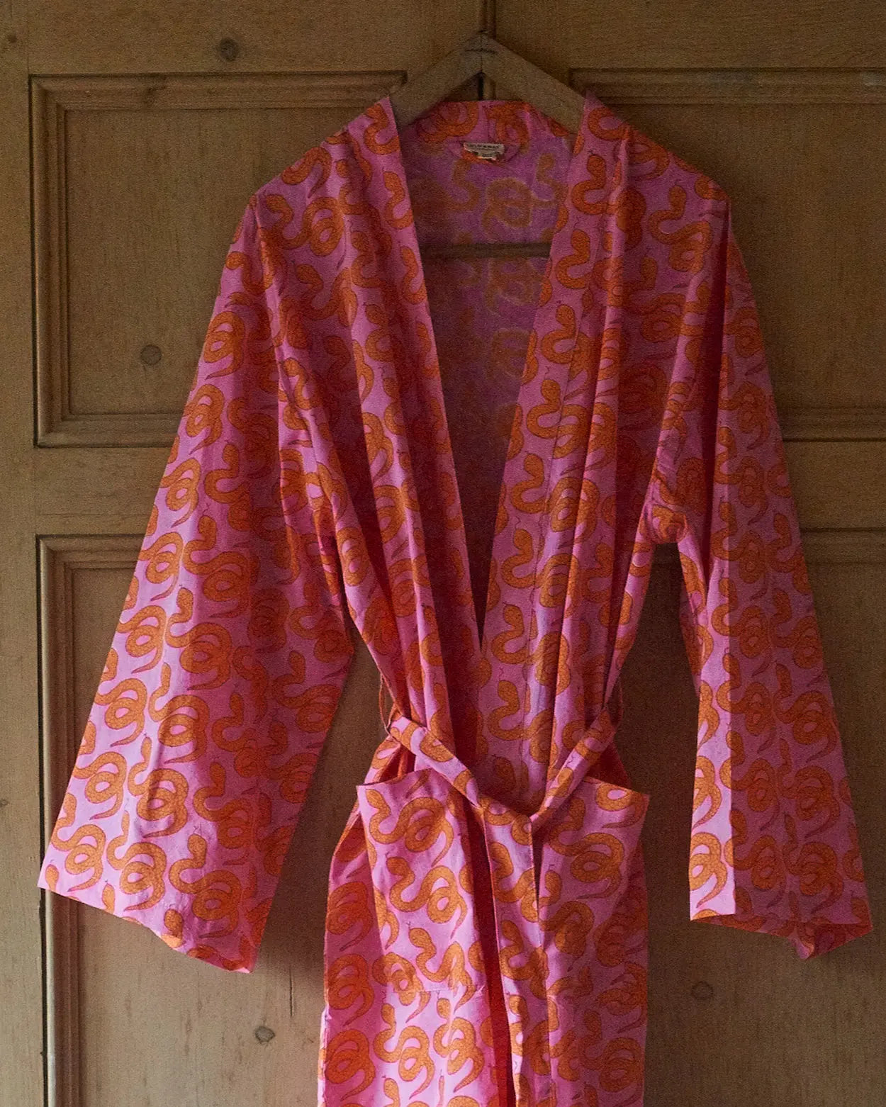 Pink & Orange Snake Kimono Lulu and Nat