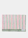 Pink and Green Leaf Tea Towel Moochic