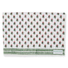 Pink and Green Small Flower Tea Towel Moochic