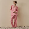 Pink Bloom Linen & Tencel Pyjama Trouser Set