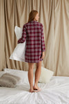 Bordeaux Plaid Nightshirt