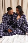 Midnight Plaid Women's Pyjama Trouser Set