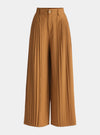 Pleated Wide Leg Trousers Paisie