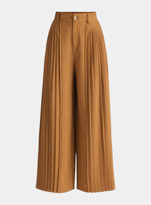  Pleated Wide Leg Trousers Paisie