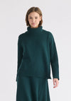 Polo Neck Jumper With Ribbed Details Paisie