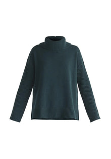  Polo Neck Jumper With Ribbed Details Paisie