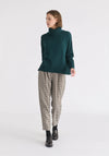 Polo Neck Jumper With Ribbed Details Paisie