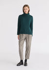 Polo Neck Jumper With Ribbed Details Paisie