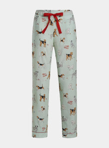  Poppy Dog Print Pyjama Trousers Tessie Clothing