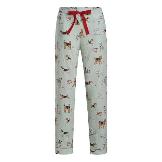 Poppy Dog Print Pyjama Trousers Tessie Clothing