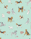 Poppy Dog Print Pyjama Trousers Tessie Clothing