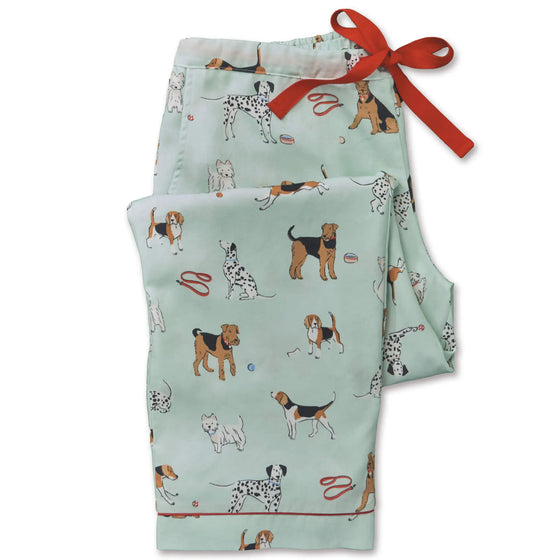 Poppy Dog Print Pyjama Trousers Tessie Clothing