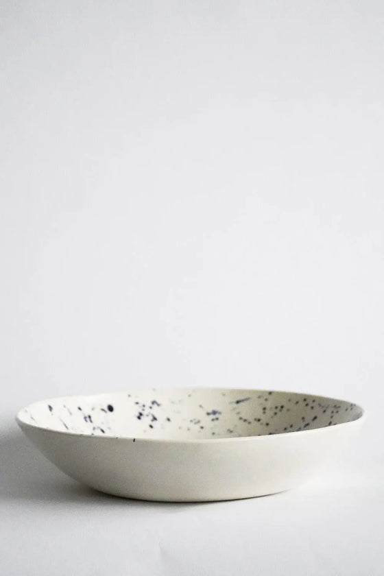 Porcelain Splatter Salad Serving Bowl Coco & Wolf