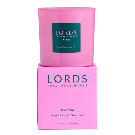 Positano 3 Wick Candle Lords Fragrance House