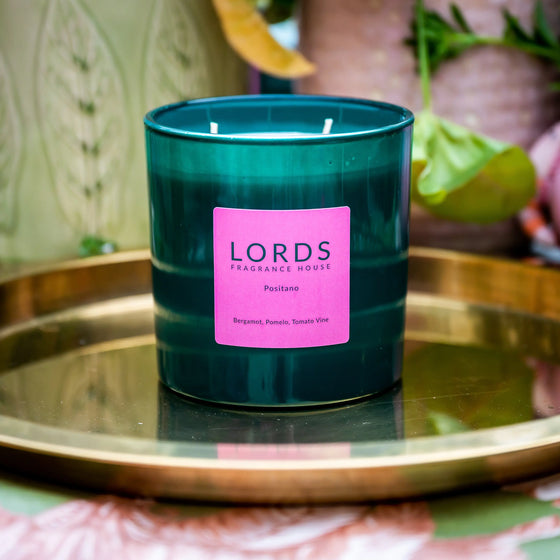 Positano 3 Wick Candle Lords Fragrance House