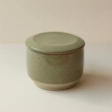  Pottery West Olive Lidded Jar Piglet