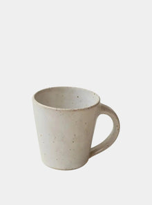  Pottery West Speckled White Espresso Cup Piglet