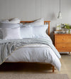 Powder Blue Alice Stripe 100% Cotton Bed Linen The Secret Linen Store