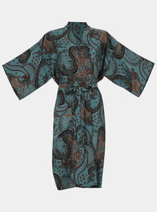  Powder Blue Kimono Robe Wear the World