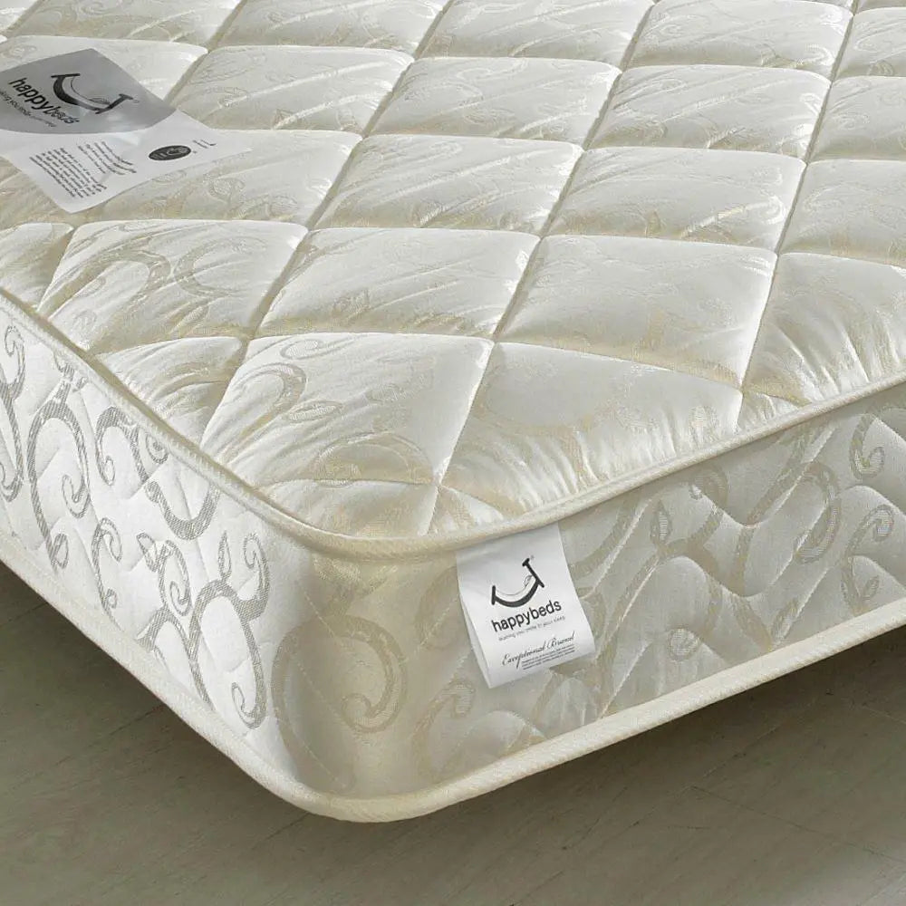 Premier Spring Quilted Fabric Mattress Happy Beds