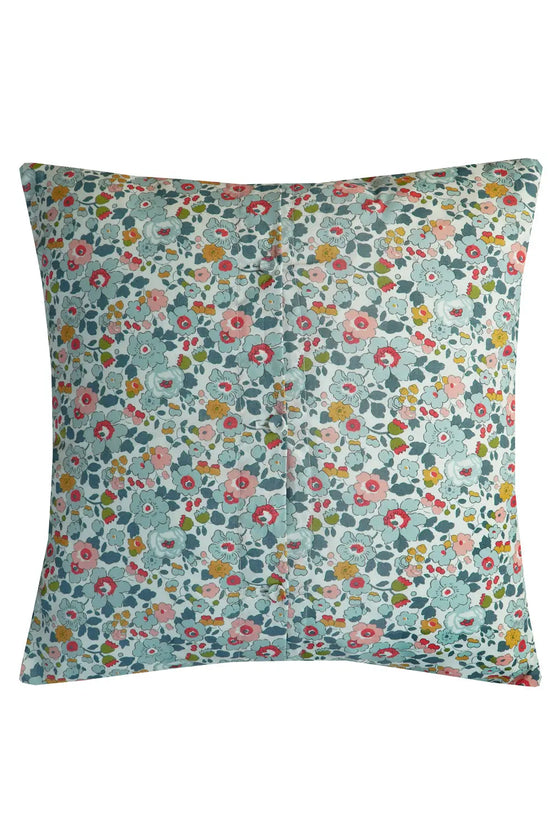 Puff Patchwork Cushion Made With Liberty Fabric BETSY GREY Coco & Wolf