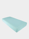 PurFlo Breathable Fitted Cot Bed Sheet Mint-140cm X 70cm