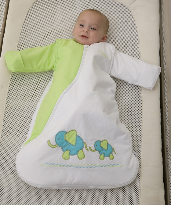 Purflo Sleepsac 0-3 Months 2.5 Tog Elephant Kiwi