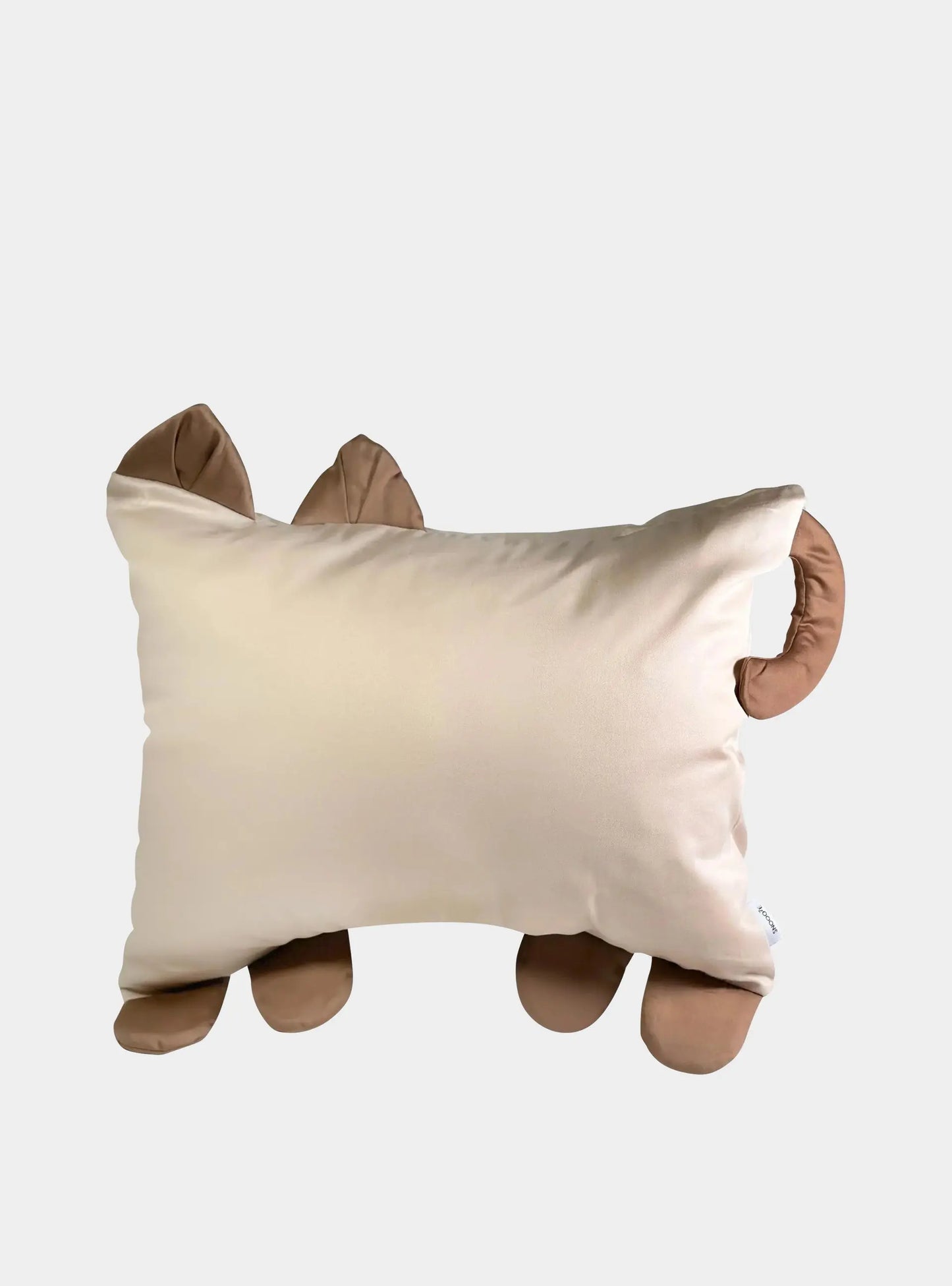 Purrfect Paws Beige Cat Full Size Cotton Pillowcase Snooozeworld