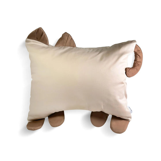 Purrfect Paws Beige Cat Full Size Cotton Pillowcase Snooozeworld