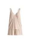 Pyjama Vest Top and Elasticated Shorts Paisie