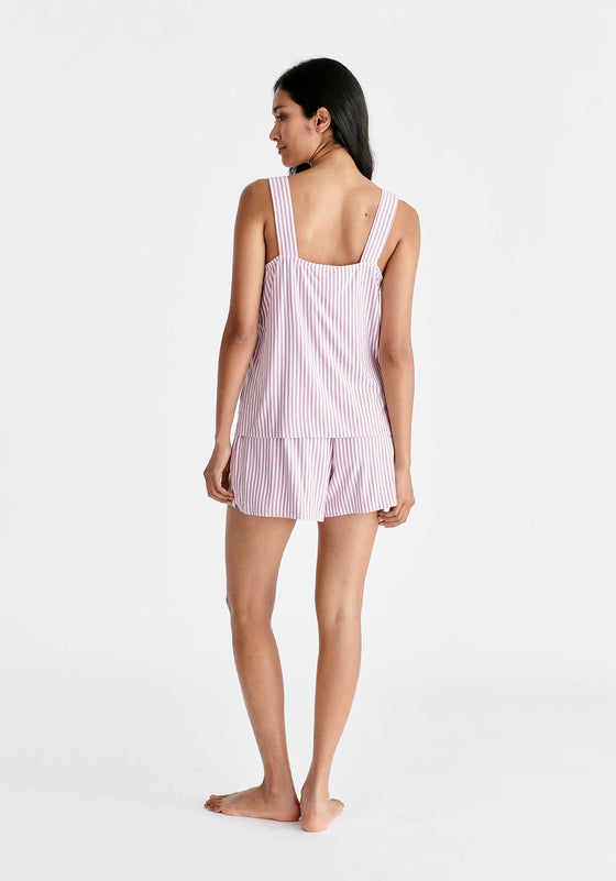 Pyjama Vest Top and Elasticated Shorts Paisie