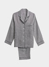 Grey Linen Pyjama Trouser Set