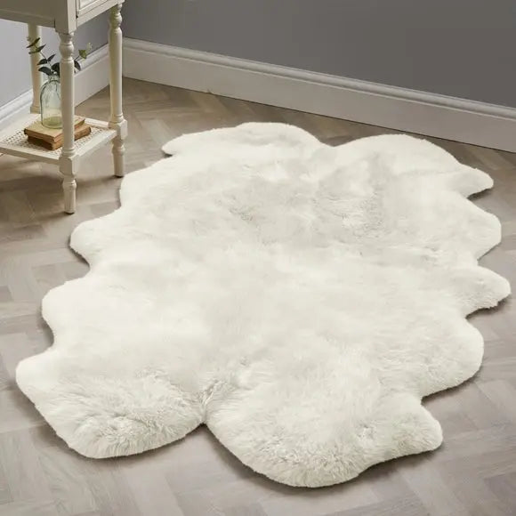 Quad Sheepskin Rug Dunelm