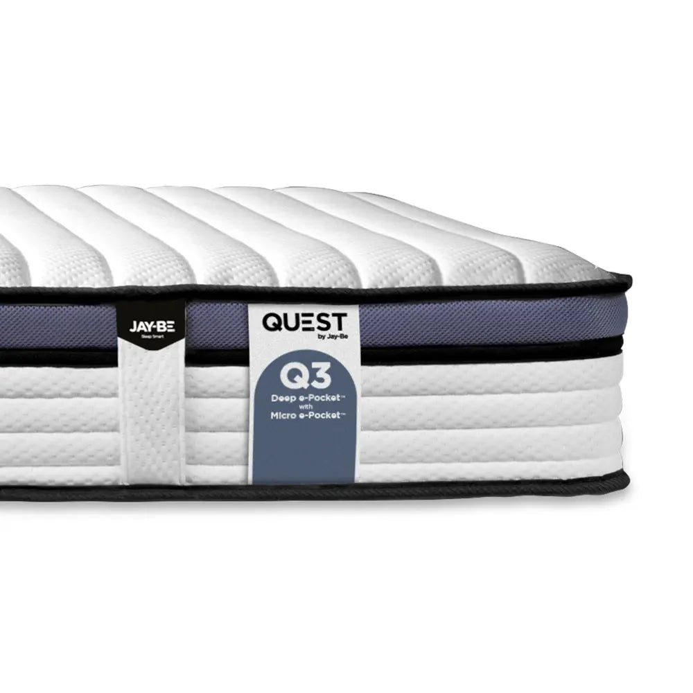 Quest Q3 Epic Comfort Twin Pocket Sprung Mattress Happy Beds