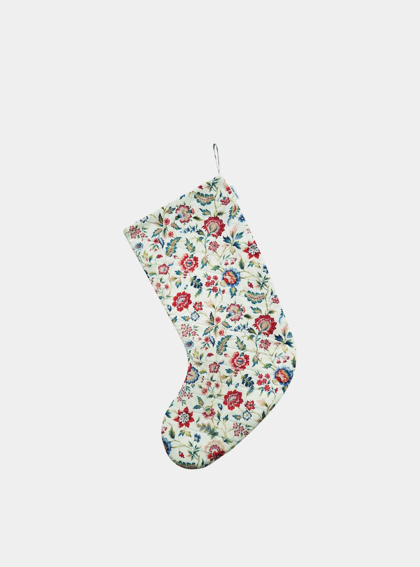 Quilted Christmas Stocking Made With Liberty Fabric Eva Belle Coco & Wolf