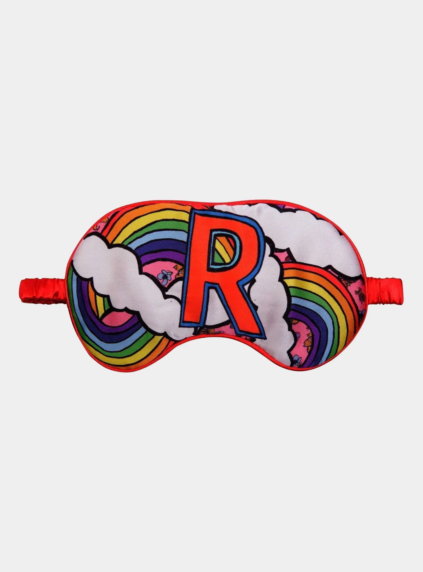 R for Rainbow Silk Eye Mask Jessica Russell Flint