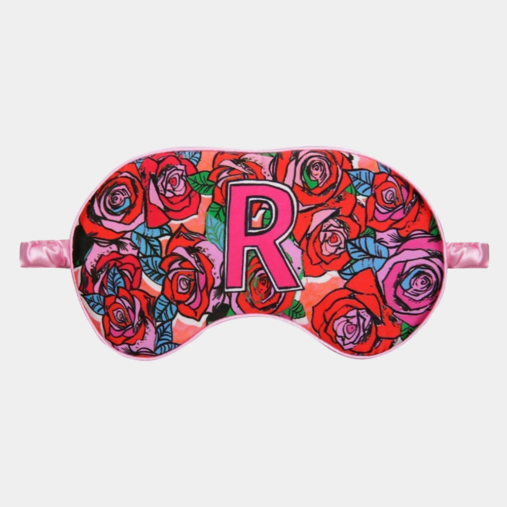 R for Roses Silk Eye Mask Jessica Russell Flint