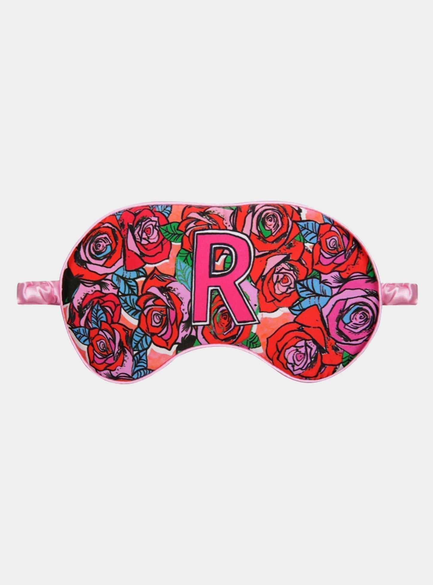 R for Roses Silk Eye Mask Jessica Russell Flint