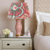 RASPBERRY and GREEN IKAT LAMPSHADES  - LOW in STOCK ROSANNA LONSDALE