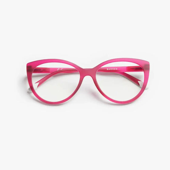 Radiant Fuchsia Belleville Glasses Barner