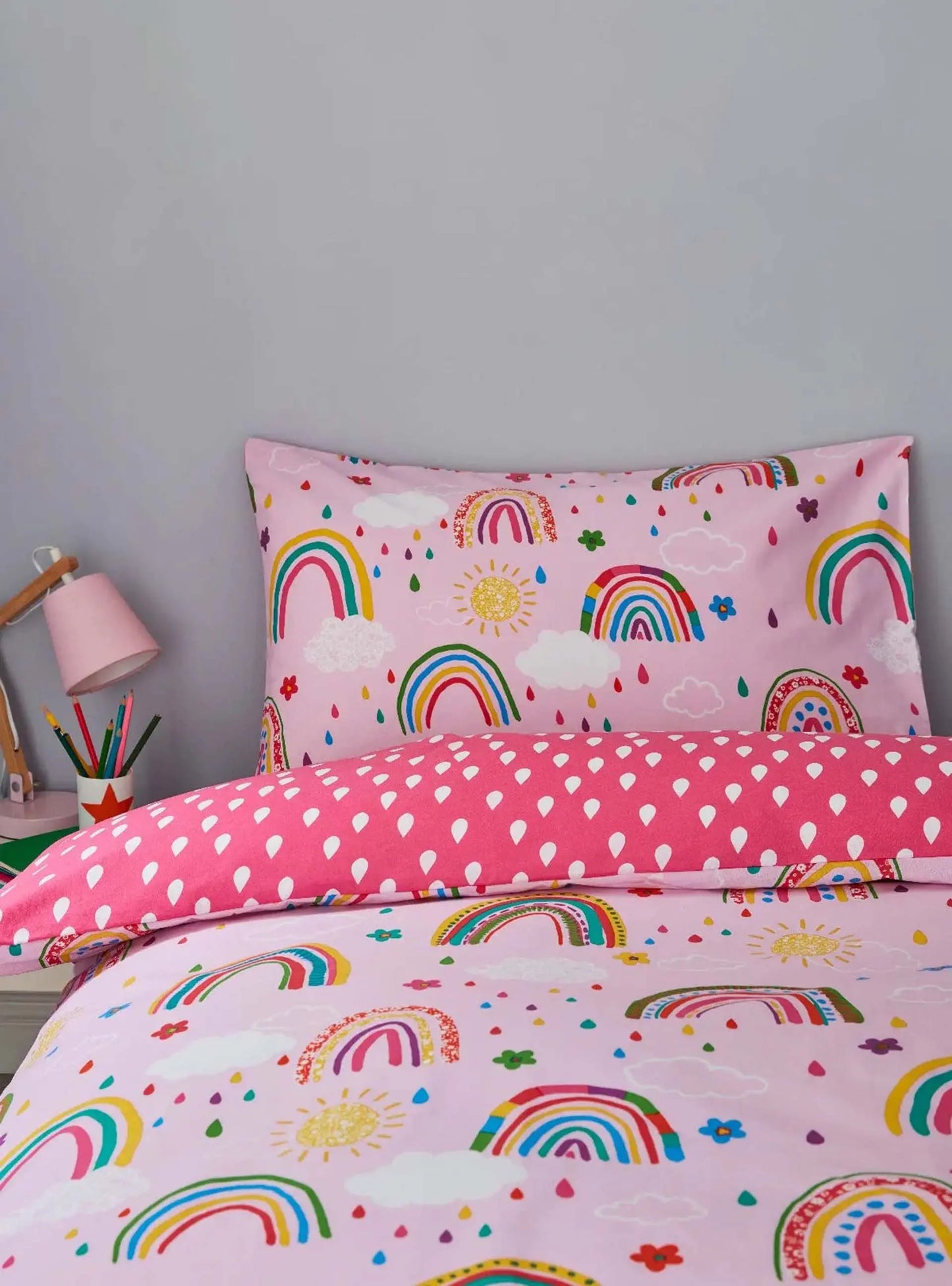 Rainbow Healthy Growth Duvet Set Silentnight