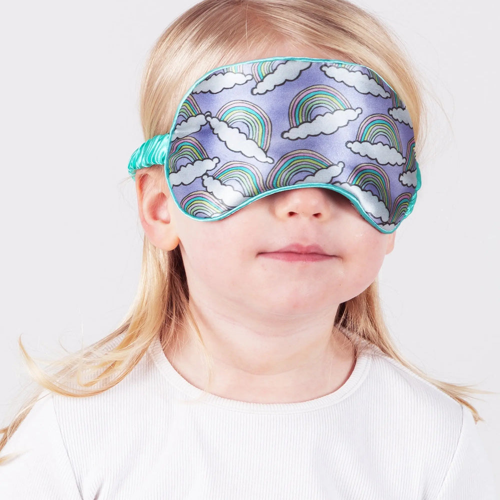 Rainbow Silk Eye Mask for Kids Jessica Russell Flint