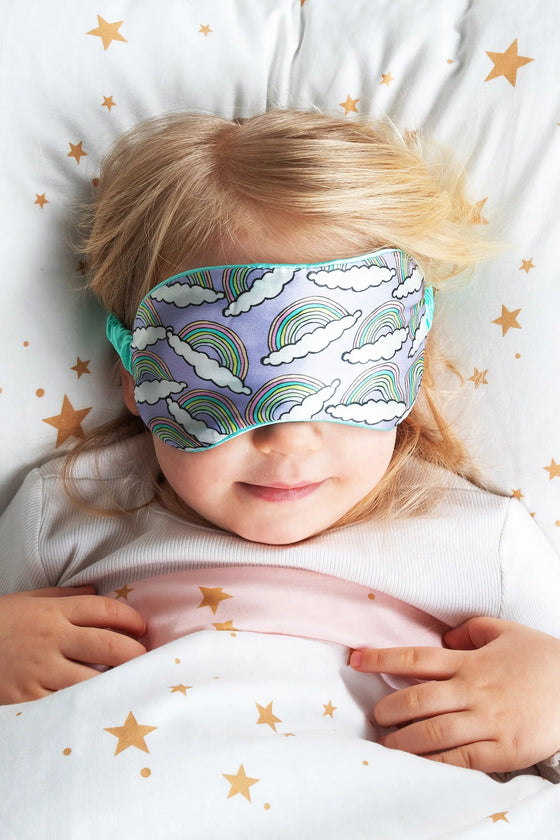 Silk Eye Mask for Kids / "Rainbow" Jessica Russell Flint