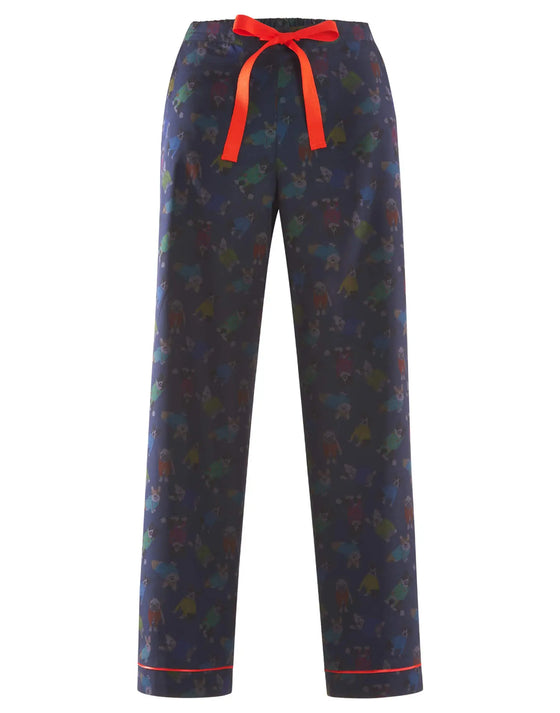 Rascal Dog Print Pyjama Trousers Tessie Clothing