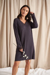 Raven Bamboo Lace Nightdress Pretty You London