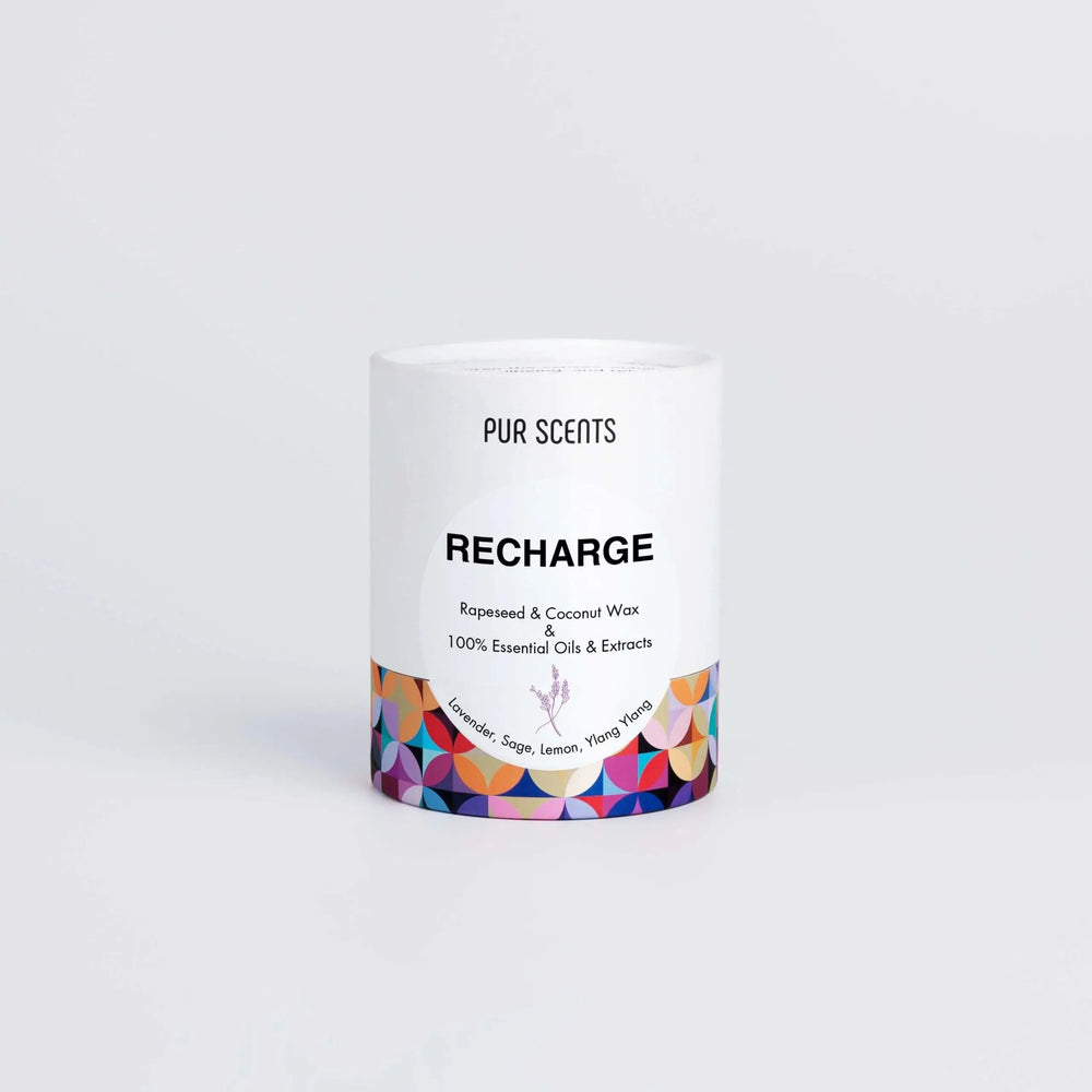 Recharge Aromatherapy Scented Candle Purscents