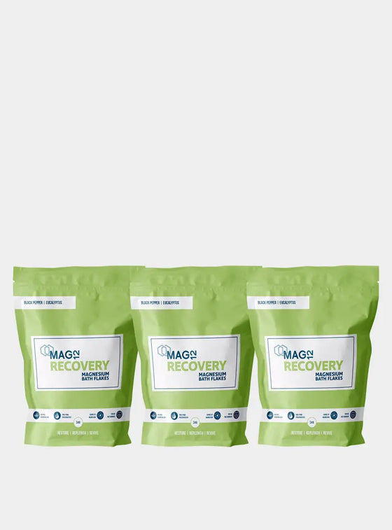 Recovery Magnesium Bath Flakes Bundle (3 X 1kg) MAG12