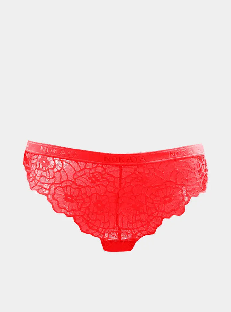 Red Born in Ukraine Lace Bikini NOKAYA