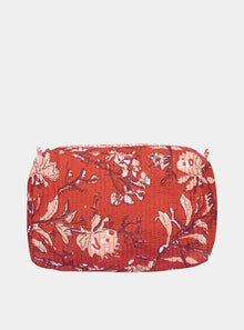  Red Rubra Cotton Wash Bag inara